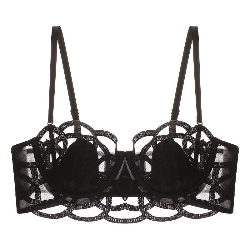 Cotton Bra Everyday - ملابس داخلية مجوفة للنساء ، حمالة