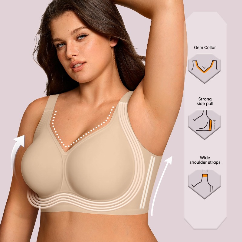 حمالة صدر نسائية لاسلكية بمقاس - مراجعة Minimizer Bra Women وسعره