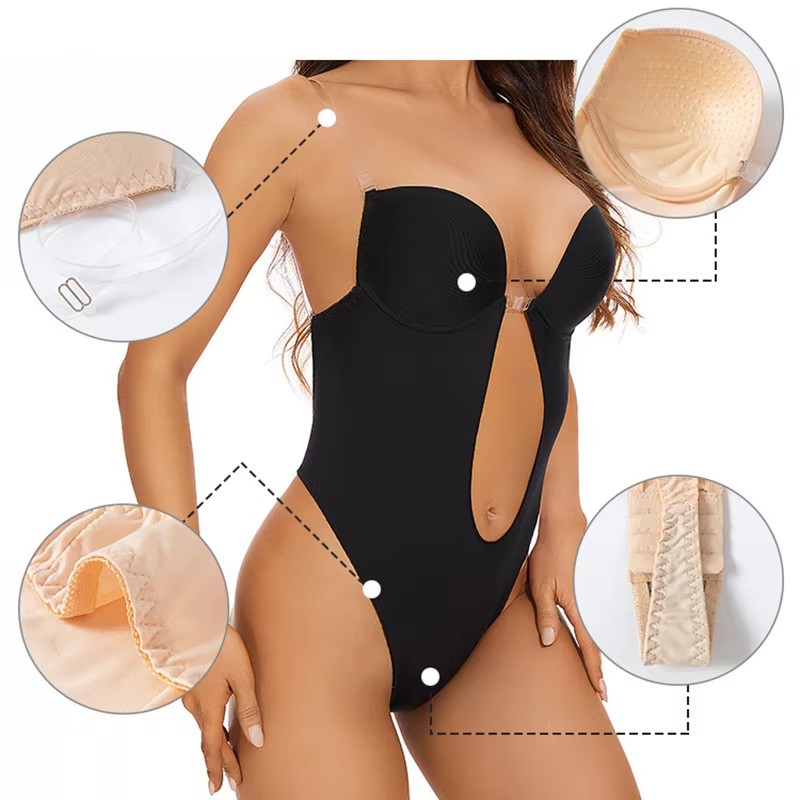 مكافحة الانزلاق الغراء الخلفي  - مراجعة Plunge Bra Push Up وسعره